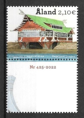 Aland Mi.Nr. 516** (2022) postfrisch/100 Jahre ÅSS-Pavillon, Mariehamn - Picture 2 of 4