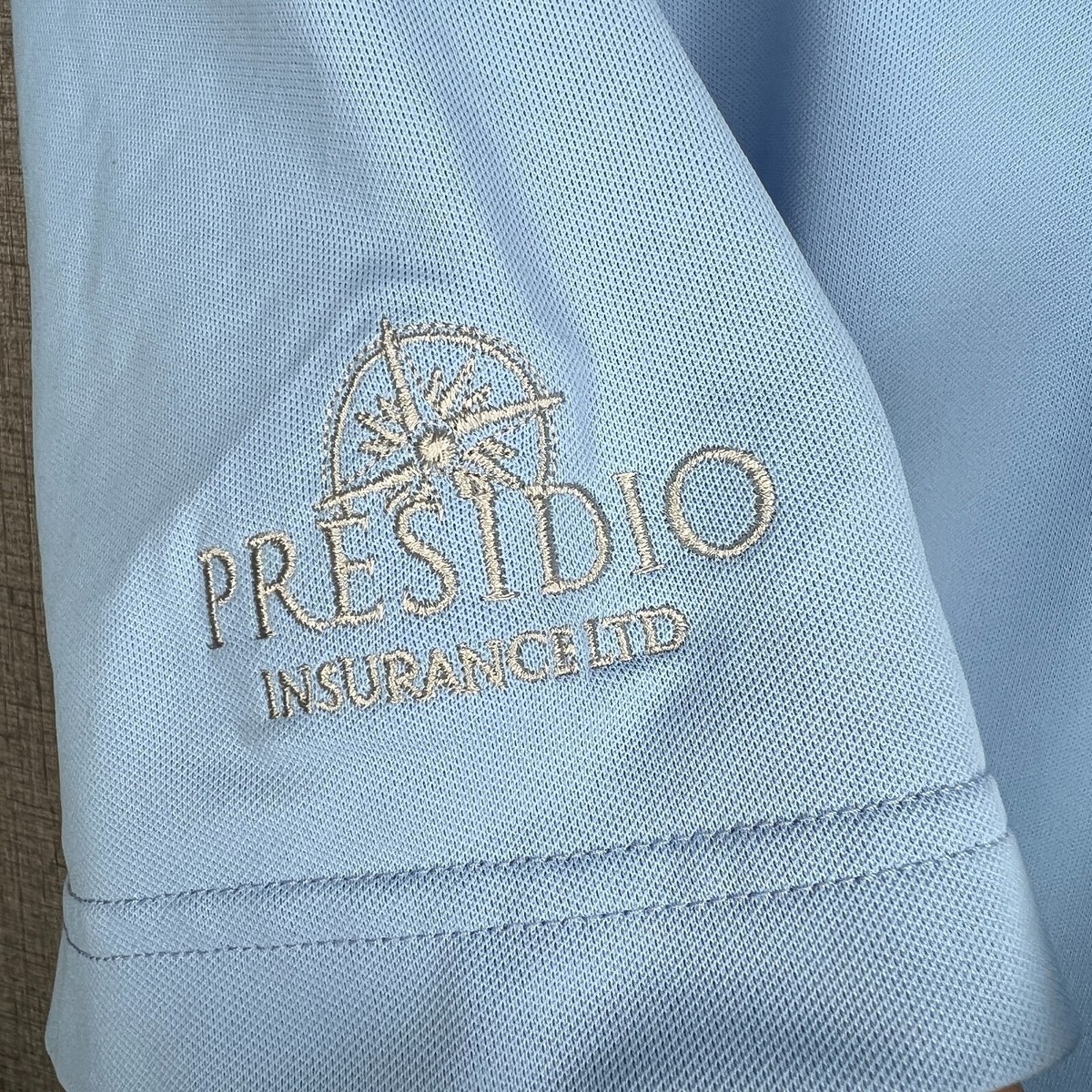 Peter Millar Summer Comfort Polo Shirt Men's L Blue Solid