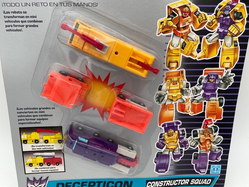 Transformers G1 1989 CONSTRUCTOR SQUAD MOSC micromasters hasbro - Picture 2 of 4