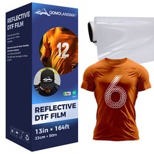 Cold Peel 13in Reflective Colorful DTF Film Roll for DTF Transfer Wholesale