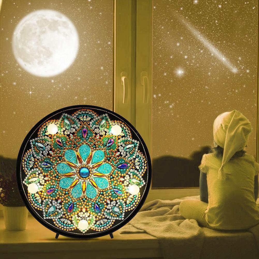 Lampe Peinture Diamant Chaton - Kit DIY Veilleuse Pour Filles 6-12 Ans