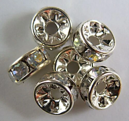 Swarovski Rondelle 8 - 8.9 mm Size Jewelry Making Beads