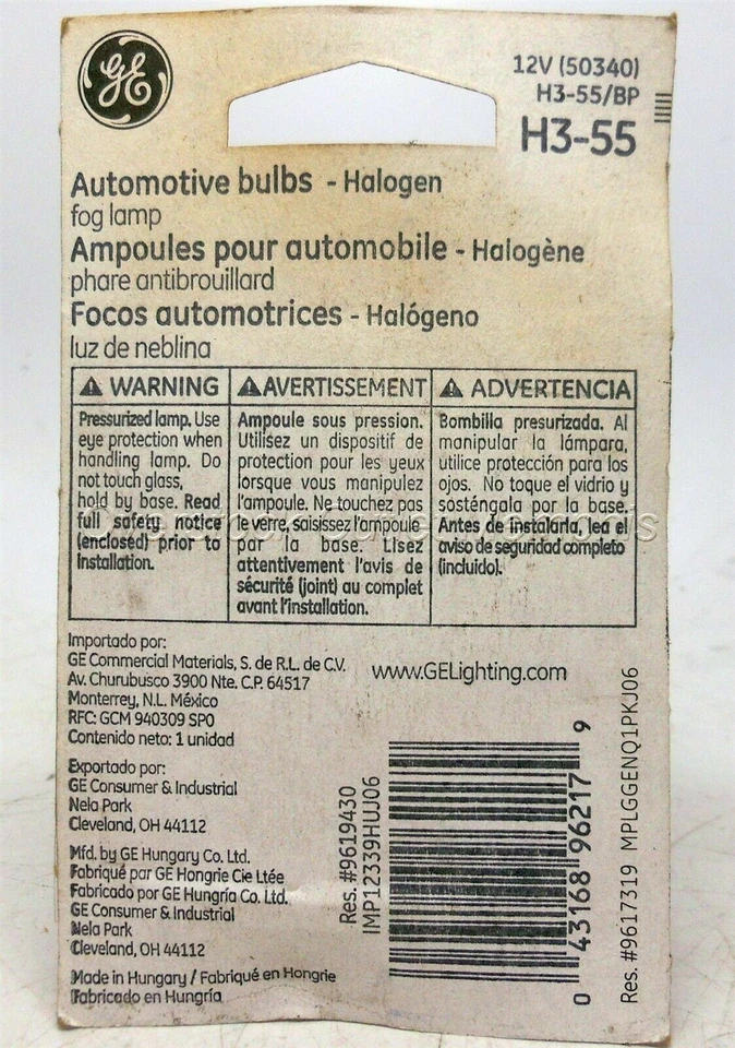 Luz exterior antiniebla/luz de esquina 2 GE H3-55 AND Wagner BP1255H3, haz alto/bajo Foto 3 de 4