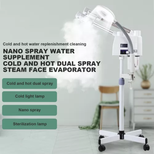 3in1 Professional Facial Steamer with 5X Magnifying Lamp for Beauty Spa Salon - Picture 1 of 19