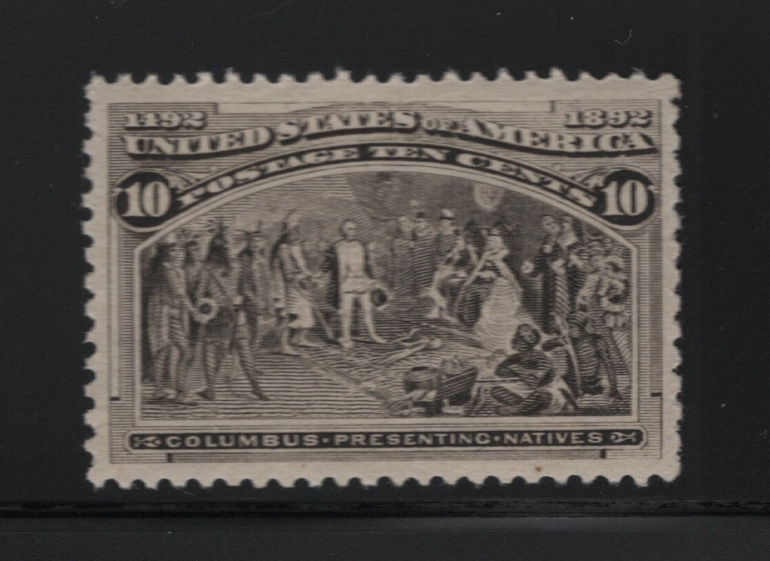 237 VF-XF original gum mint never hinged with nice color cv $ 265