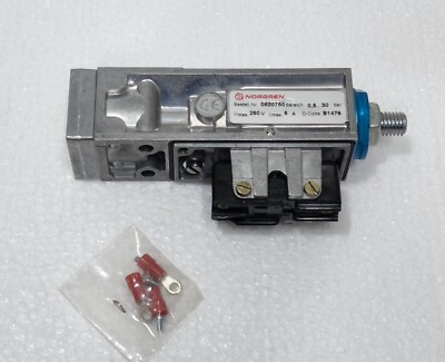 IMI NORGREN 0820750 PRESSURE SWITCH 0.5-30 BAR 250V (AS PICTURED)