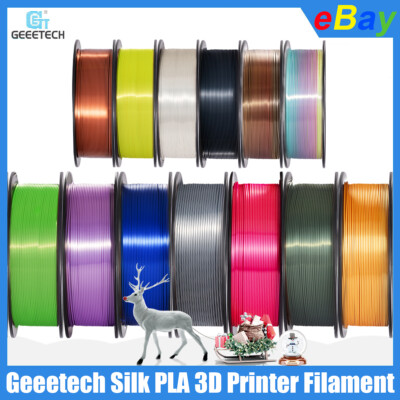 Geeetech Silk PLA 3D Printer Filament 1kg 1.75mm Shiny Silky Color PLA Filament