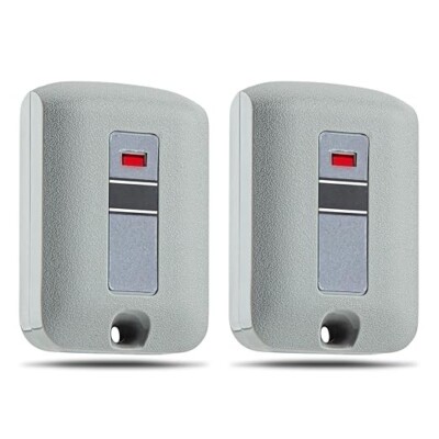 2-pack Garage Door Remote Control for 300MHz Linear Multicode Gate Opener 10 DIP