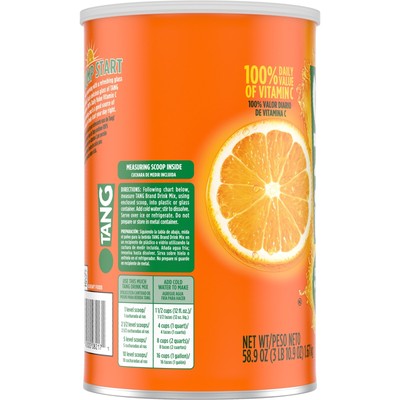 Tang Orange Drink Mix Canister, 20 OZ - City Market