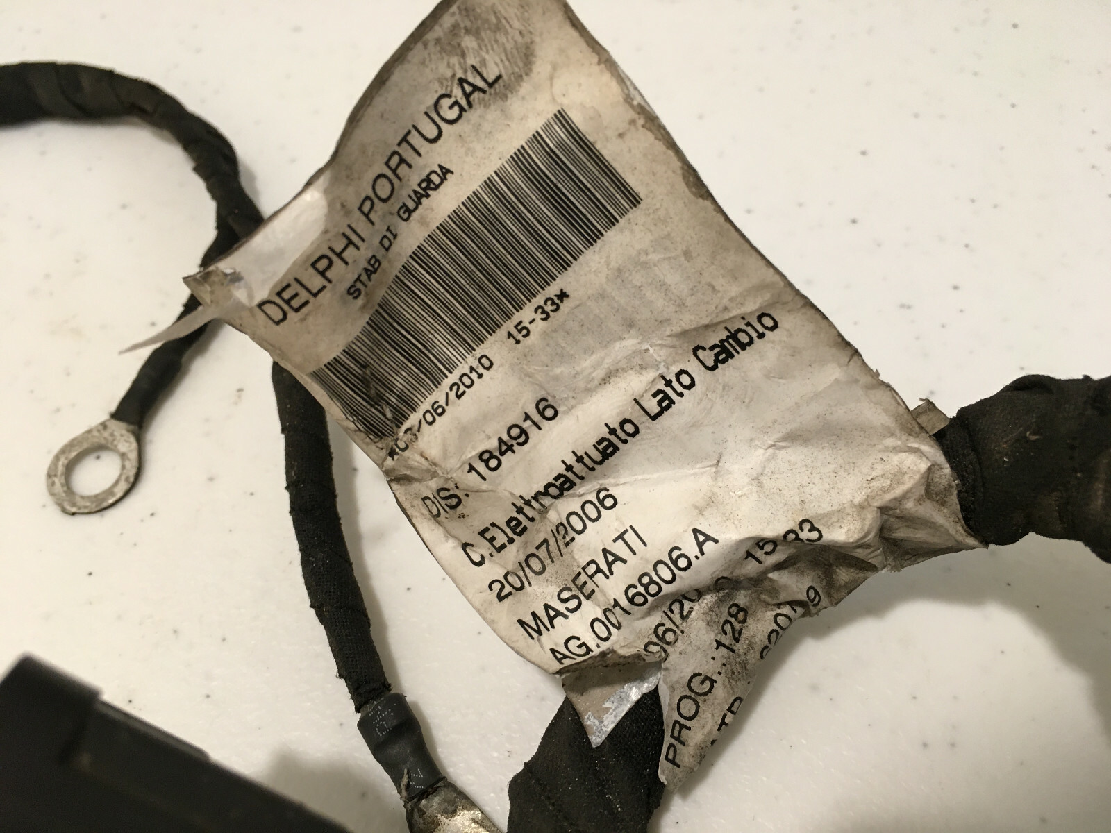 06 Maserati Quattroporte M139 F1 Gearbox Wiring Harness 184916 OEM USED