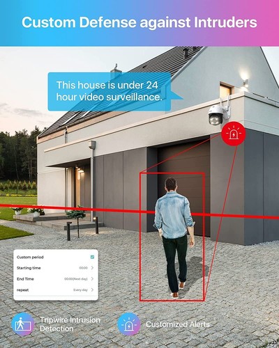 ZOSI IPC WIFI IP Security Camera Wireless Outdoor CCTV HD PTZ Smart Home 2K 4K - Picture 14 of 42
