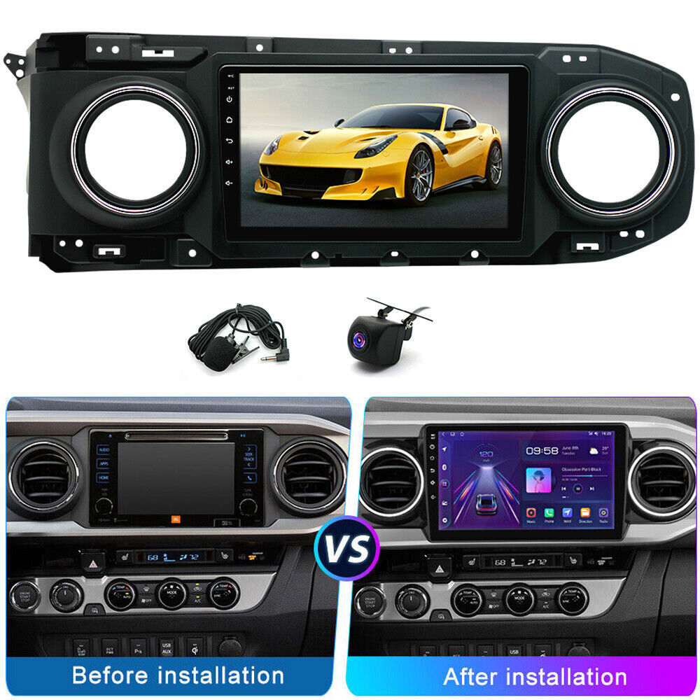 For 2016-2021 Toyota Tacoma Apple Carplay Car Radio Android