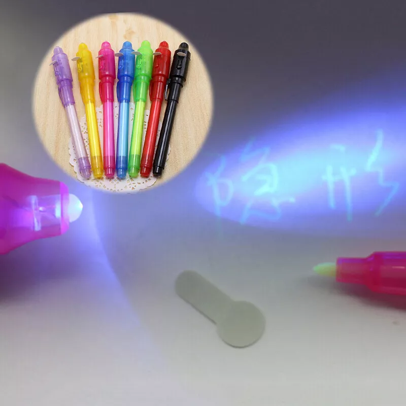 UV Light Pen Invisible Ink Security Marker Pen With Ultra Violet LED  Blackli.f5