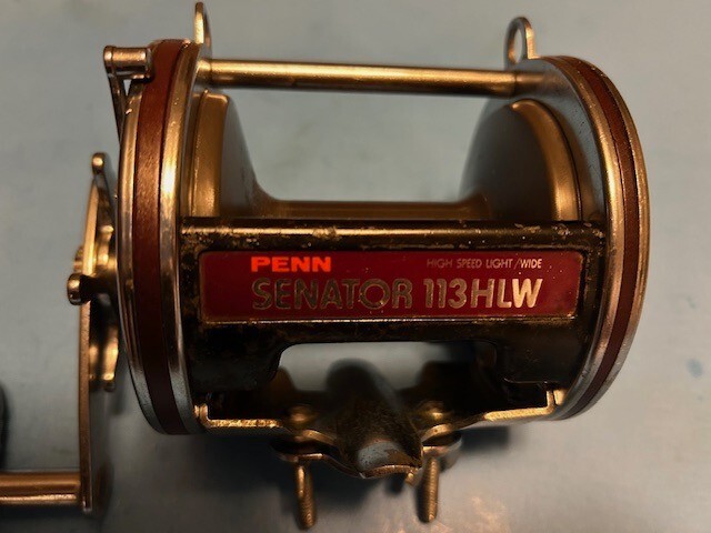 VINTAGE PENN SPECIAL SENATOR 113HLW 4/0 TROLLING FISHING