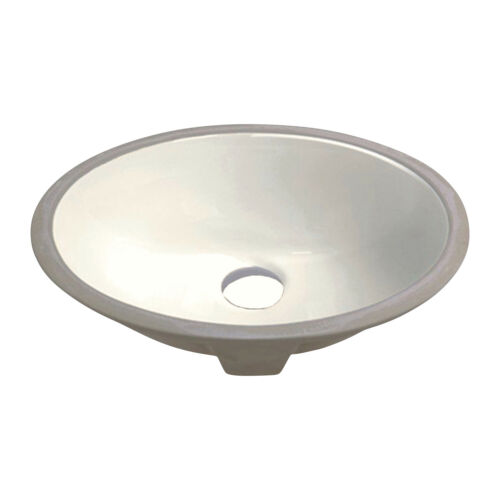 Pond Oval Undermount Bathroom Vanity Sink 16-7/8