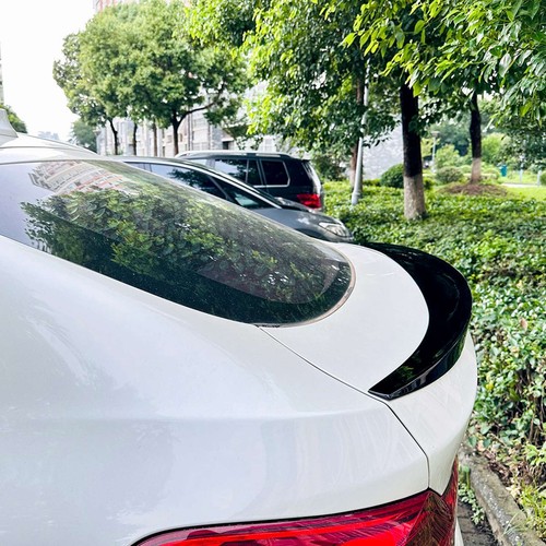 Fit For BMW X4 F26 2014-2018 Glossy Black Rear Boot Trunk Spoiler Lip Wing - Picture 6 of 6