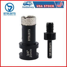 20mm Diamond Core Drill Bit Set Hole Saw Cutter for Drilling Tile Ceramic Marble