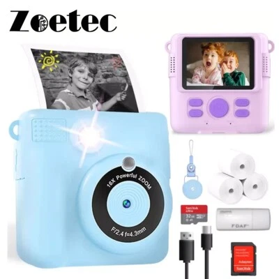ZOETEC Kinder Kamera Videorecorder 1080P LCD Mini Spielzeug Digital Kinder Cam Sofortdruck