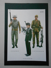 MILITARY PRINTS- BRITISH INFANTRY UNIFORMS- 1963-1980 BY PIERRE TURNER