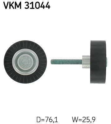 UMLENK-/FÜHRUNGSROLLE, KEILRIPPENRIEMEN FÜR VW BORA EOS GOLF SKF VKM 31044 - Bild 1 von 4