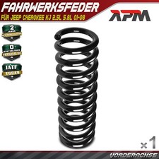 1x Federn Fahrwerksfeder Vorderachse Links für Jeep Cherokee KJ 2.5L 5.8L 01-08