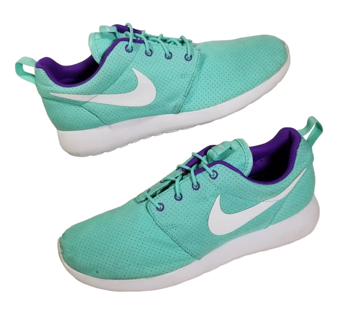 Ondergeschikt Kosten Korea Nike Roshe Run Womens US 11 Mint Purple White Running Sneakers 511882-353 |  eBay