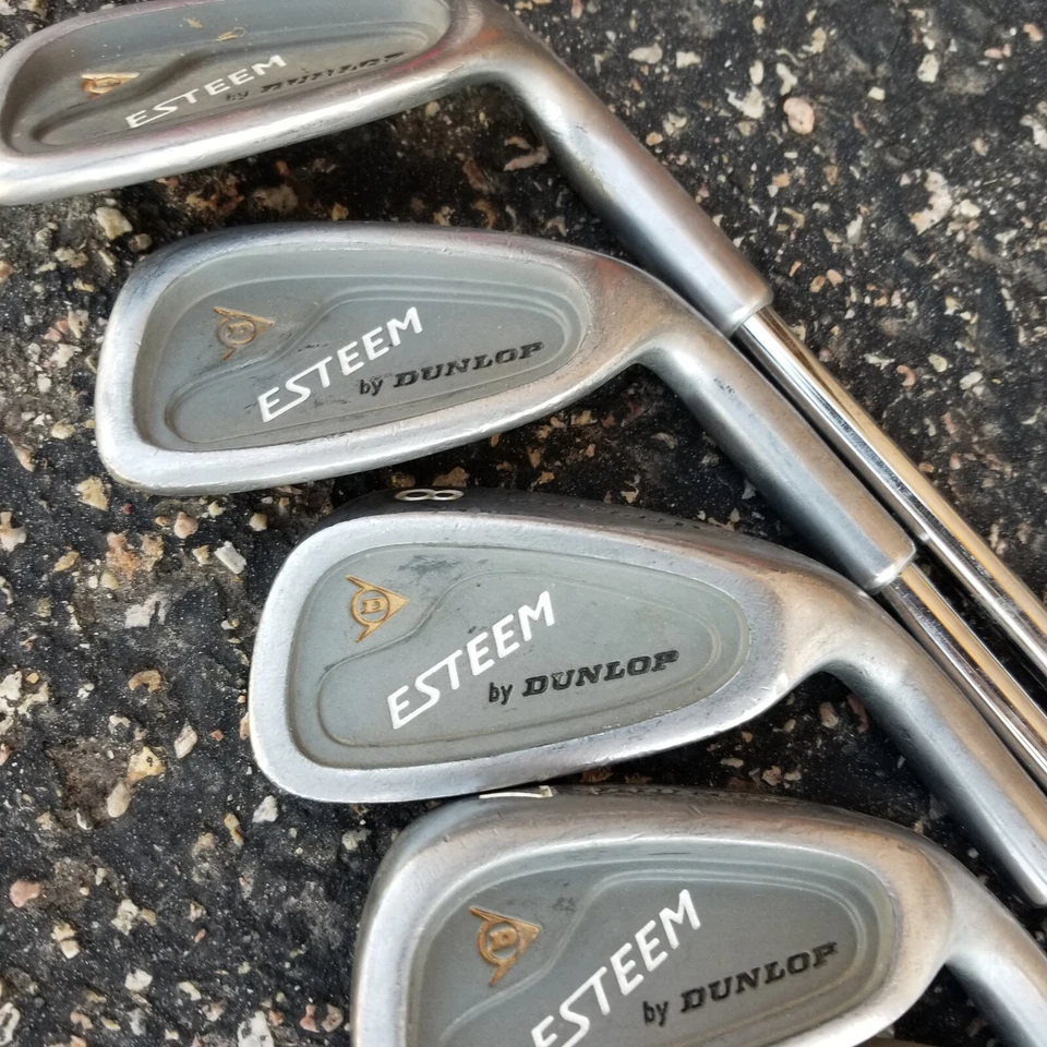 Dunlop Esteem Full Set Regular Steel Shafts 3 4 5 6 7 8 9 PW - 1 3 5 & Putter - Image 3 of 4