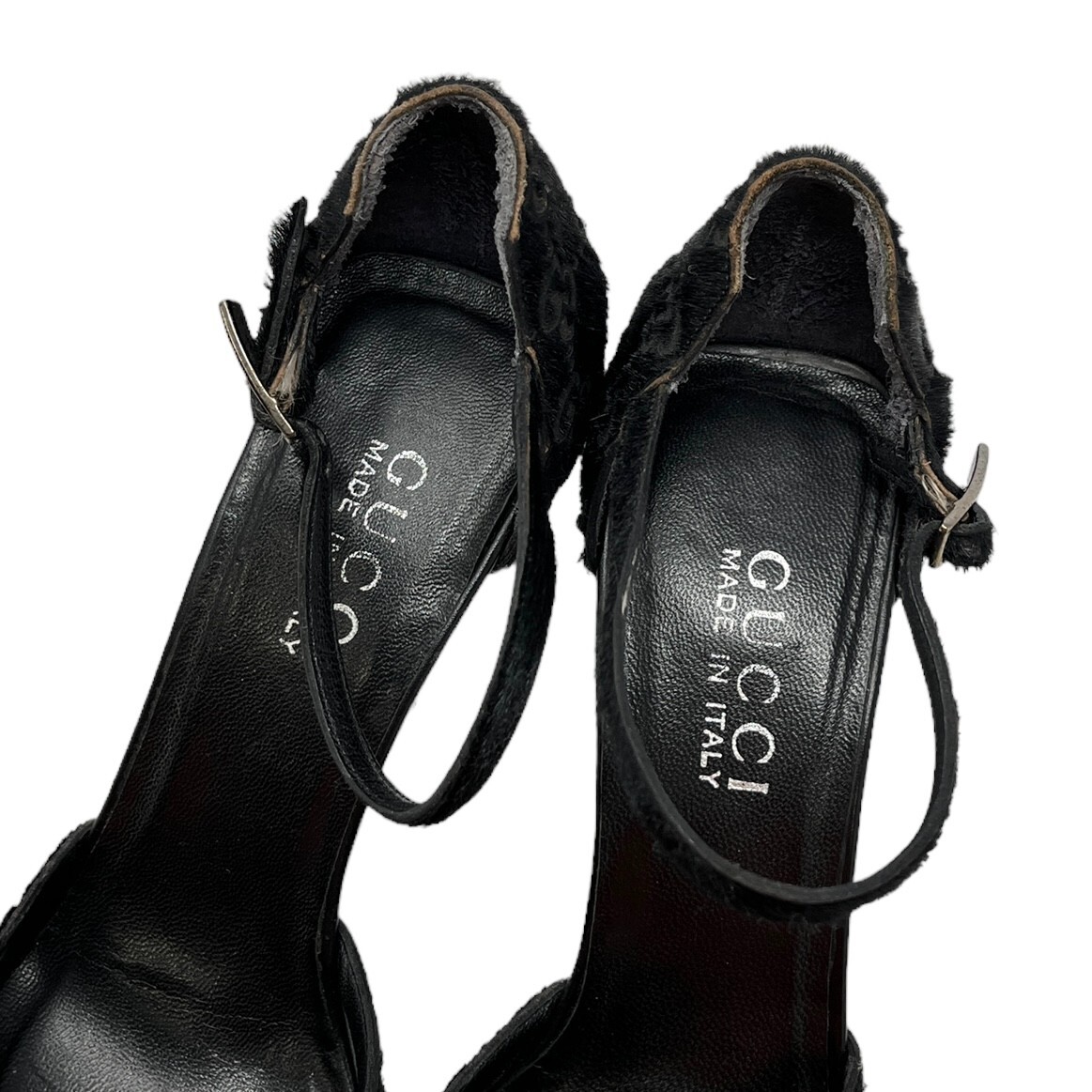 GUCCI Vintage GG Monogram Strap Pumps Heels #36.5C US6.5 GUCCI Vintage GG Monogram Strap Pumps Heels #36.5C US6.5