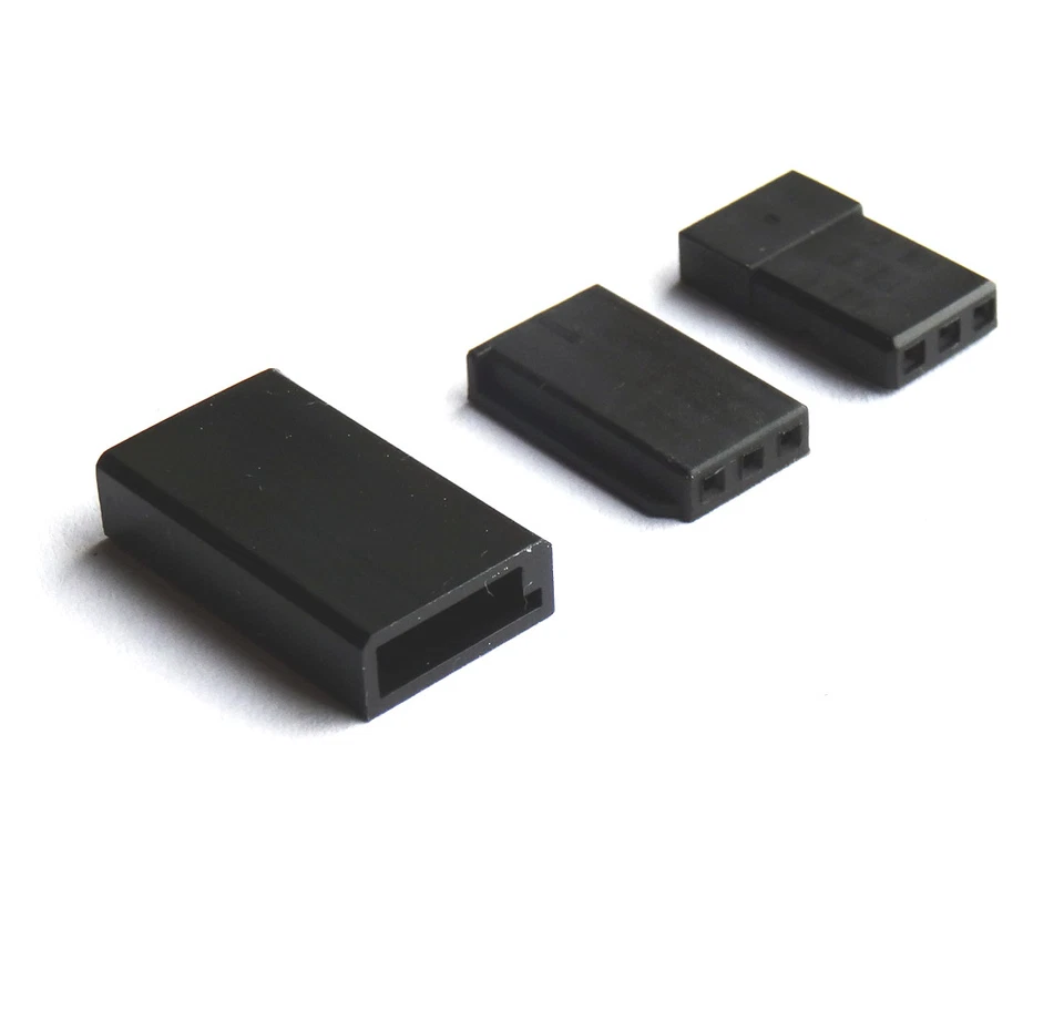 5 Paar Servostecker Buchse kompatibel zu Futaba Empfänger Crimp Set Pins JST-SH - Bild 2 von 4