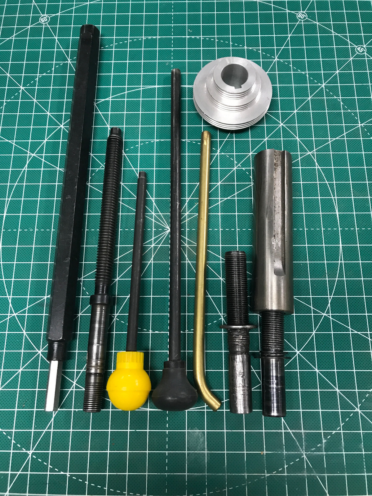 Misc. Wood lathe equipment Knock out Bars, 8mm Chuck Key, Jet Mini