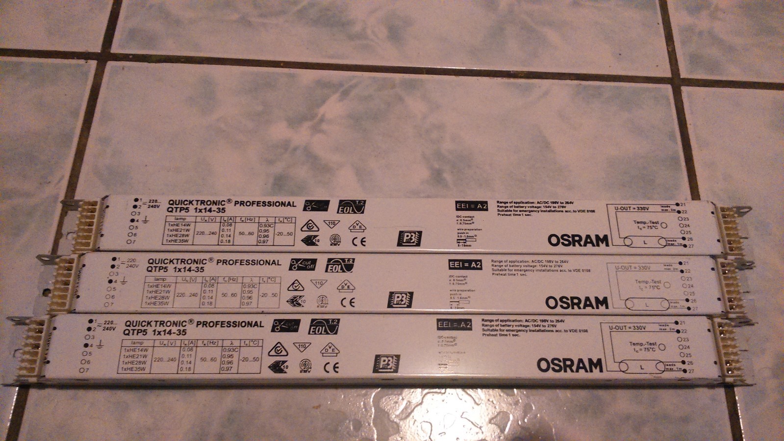 Osram 329035 Elektronisches Vorschaltgerät für Röhren T5 QTP5 1X14-35/220-240 G2 Osram 329035 Elektronisches Vorschaltgerät für Röhren T5 QTP5 1X14-35/220-240 G2