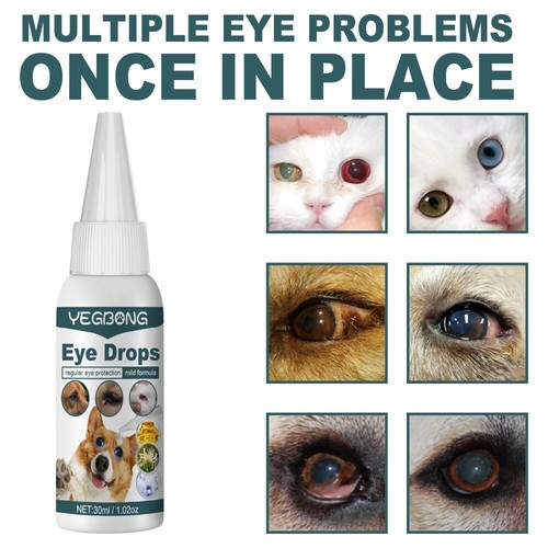 30ml Pet Eye Drops Moist Eyes Relieve Eye Itching Eye Lubricating Drop