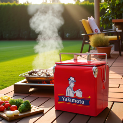 Yakimoto 14Qt Portable Insulated Cooler BOX, a must have for BBQs parties!