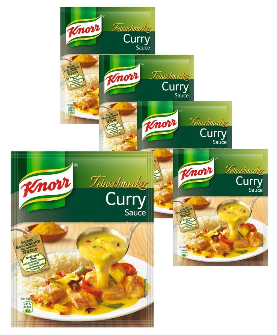 KNORR curry sauce ten (10) bags for you eBay
