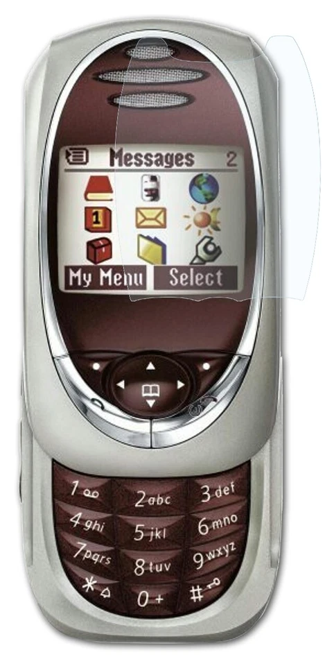 atFoliX 3x Película Protectora para Siemens SL55 transparente - Imagen 3 de 4