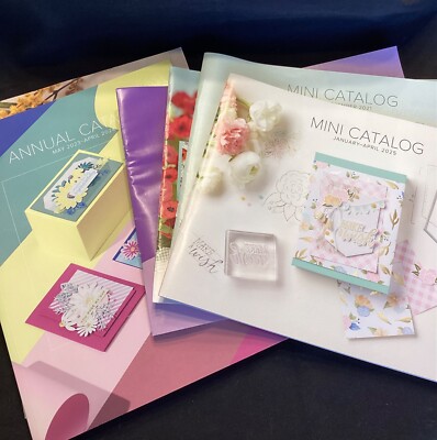 Stampin Up! Annual Idea Catalogs AND Mini (Seasonal) Idea Catalogs