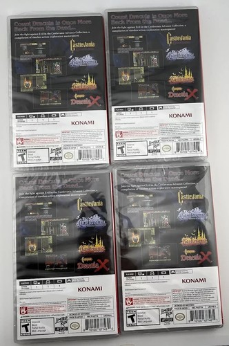 Castlevania Advance Complete Collection - ALL 4 COVERS Nintendo Switch Limited 2 - Picture 5 of 9