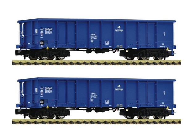 Fleischmann 830255, 2Tlg. Set Offene GüTerwagen, Pkp Cargo, Neu & Ovp, N-image