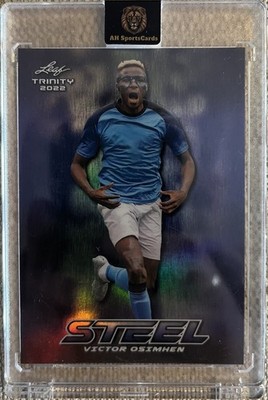 Victor Osimhen 1/1 Leaf Steel Trinity 2022 Karte