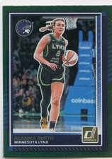 2025 Panini Donruss WNBA ALANNA SMITH #68 Green Shimmer LYNX