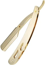 (Free Duty Tax) Sicastar Stainless Steel Straight Edge Barber Shaving Razor