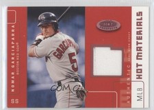 2003 Fleer Hot Prospects Hot Materials Red 2/50 Nomar Garciaparra #HM-NG 1j0