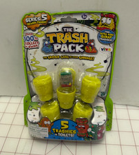 The Trash Pack Series 5 Sewer Trash Toilet 5-Pack Brand New 10