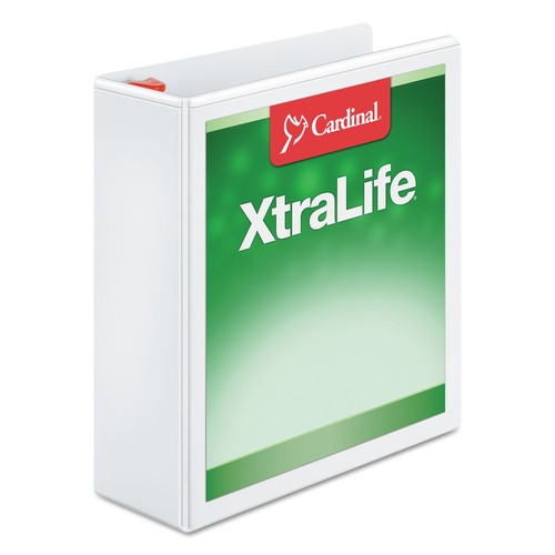 Cardinal XtraLife ClearVue Non-Stick Locking Slant-D Binder 3" Cap 11 x 8 1/2