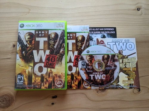 Army of Two: The 40th Day (Microsoft Xbox 360) CIB Complete Shooter Game CIB