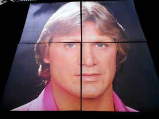 CLAUDE FRANCOIS/4XLP POSTER/PUZZLE PORTRAIT/ PHILIPS/FRENCH PRESS LP