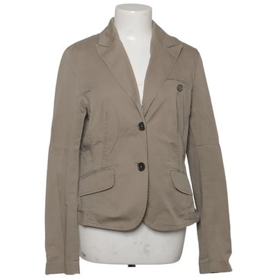 ESPRIT, Blazer, Damen, Größe: 38, Beige, Baumwolle/Elasthan, Einfarbig #jfc