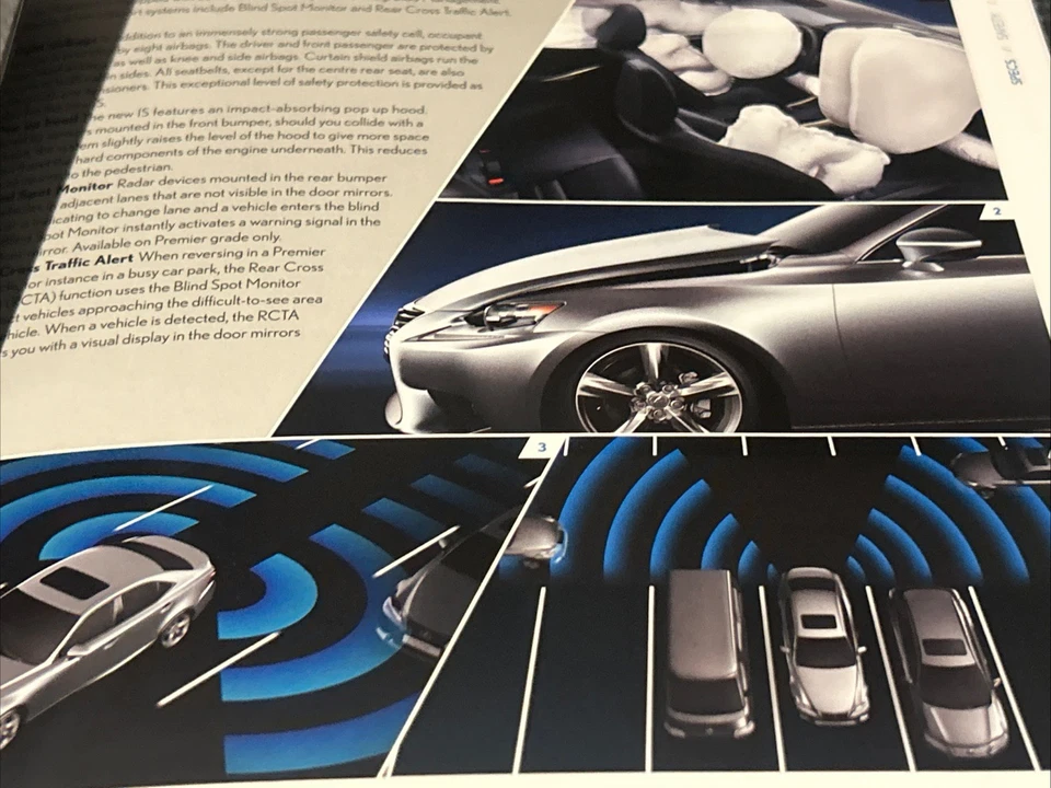 The Lexus IS Range Car Sales Info Brochure Frameable May 2015 - Image 4 of 4