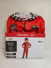 Halloween Costume Boy Toddler Size 2t Racecar Driver  New