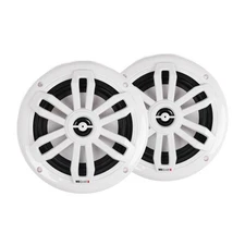 MB Quart NF1-116 Nautic Series Marine Coaxial Speakers, Pair, 6.5 Inches, White